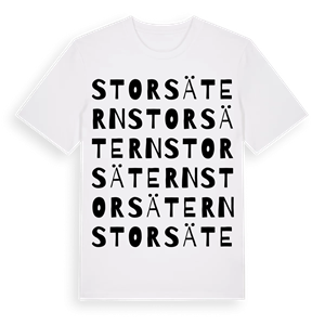 Storsätern ordlek t-shirt – ekologisk bomull t-shirt från Pinshirt