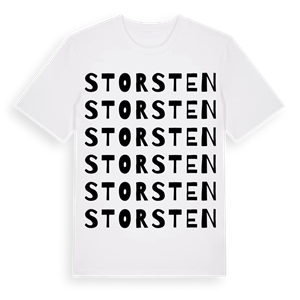 Storsten ordlek t-shirt – ekologisk bomull t-shirt från Pinshirt