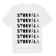White t-shirt med Storvåla ordlek t-shirt