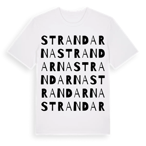 Strandarna ordlek t-shirt – ekologisk bomull t-shirt från Pinshirt