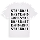Strandarna ordlek t-shirt