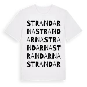 Strandarna ordlek t-shirt – ekologisk bomull t-shirt från Pinshirt
