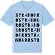 Blue Soul t-shirt med Strandbro ordlek t-shirt
