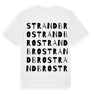 Strandbro ordlek t-shirt – ekologisk bomull t-shirt från Pinshirt