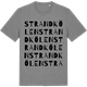 Mid Heather Gray t-shirt med Strandkölen ordlek t-shirt