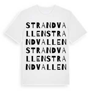 Strandvallen ordlek t-shirt – ekologisk bomull t-shirt från Pinshirt