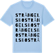 Blue Soul t-shirt med Strångelsbo ordlek t-shirt