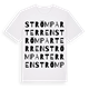 White t-shirt med Strömparterren ordlek t-shirt