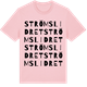 Pink Cotton t-shirt med Strömslidret ordlek t-shirt