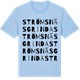 Blue Soul t-shirt med Strömsnäsgrinda ordlek t-shirt