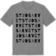 Mid Heather Gray t-shirt med Studsarvet ordlek t-shirt