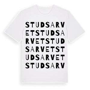 Studsarvet ordlek t-shirt – ekologisk bomull t-shirt från Pinshirt