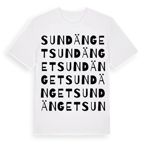 Sundänget ordlek t-shirt – ekologisk bomull t-shirt från Pinshirt