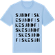 Blue Soul t-shirt med Sundfiske ordlek t-shirt