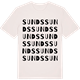 Vintage White t-shirt med Sunds ordlek t-shirt