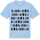 Blue Soul t-shirt med Sunnanö ordlek t-shirt