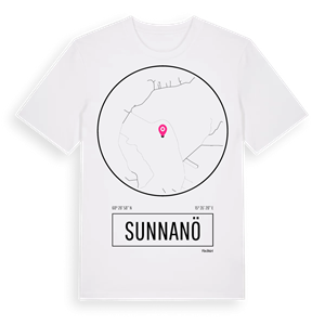 Sunnanö t-shirt – ekologisk bomull t-shirt från Pinshirt