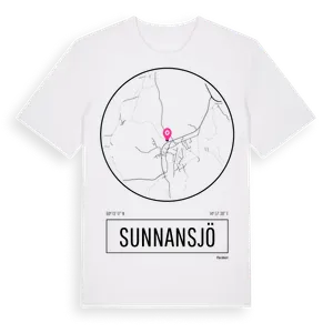 Sunnansjö t-shirt – ekologisk bomull t-shirt från Pinshirt
