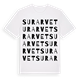Surarvet ordlek t-shirt