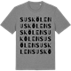 Mid Heather Gray t-shirt med Suskölen ordlek t-shirt