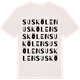 Vintage White t-shirt med Suskölen ordlek t-shirt