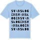 Blue Soul t-shirt med Svanskogen ordlek t-shirt