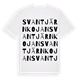 Svantjärnkojan ordlek t-shirt