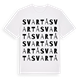 Svartå ordlek t-shirt