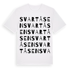 Svartåsen ordlek t-shirt – ekologisk bomull t-shirt från Pinshirt