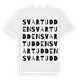 Svartudden ordlek t-shirt