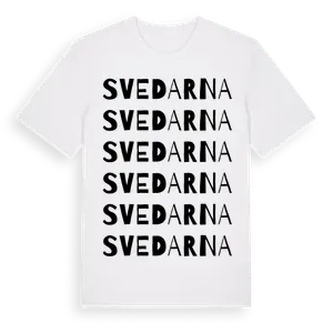 Svedarna ordlek t-shirt – ekologisk bomull t-shirt från Pinshirt