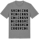 Mid Heather Gray t-shirt med Svedberg ordlek t-shirt