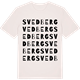 Vintage White t-shirt med Svedberg ordlek t-shirt