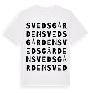 Svedsgården ordlek t-shirt – ekologisk bomull t-shirt från Pinshirt
