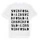 Svenfoskdalen ordlek t-shirt