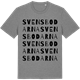 Mid Heather Gray t-shirt med Svensbodarna ordlek t-shirt