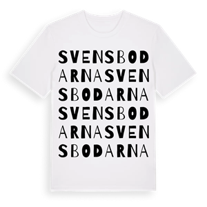 Svensbodarna ordlek t-shirt – ekologisk bomull t-shirt från Pinshirt