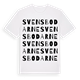 Svensbodarne ordlek t-shirt