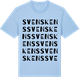 Blue Soul t-shirt med Svenskens ordlek t-shirt