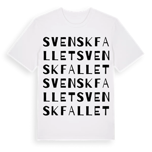 Svenskfallet ordlek t-shirt – ekologisk bomull t-shirt från Pinshirt