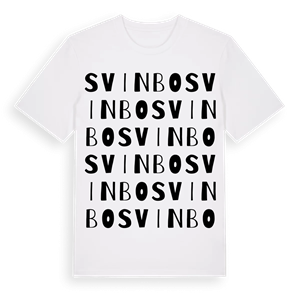 Svinbo ordlek t-shirt – ekologisk bomull t-shirt från Pinshirt
