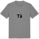 Mid Heather Gray t-shirt med Tå fetstil t-shirt