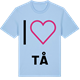 Blue Soul t-shirt med Jag älskar Tå t-shirt stort tryck