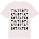 Vintage White t-shirt med Täktbo ordlek t-shirt