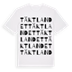 Täktlandet ordlek t-shirt