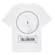 White t-shirt med Tallåkern t-shirt