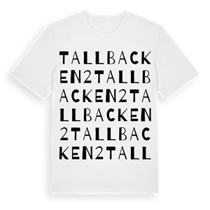 Tallbacken 2 ordlek t-shirt – ekologisk bomull t-shirt från Pinshirt