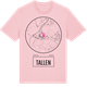Pink Cotton t-shirt med Tallen t-shirt