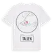 White t-shirt med Tallen t-shirt