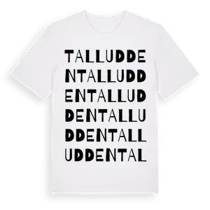 Talludden ordlek t-shirt – ekologisk bomull t-shirt från Pinshirt